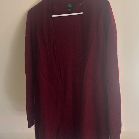 Charter Club Rich Burgundy Women's Cardigan - Picture 1 of 4